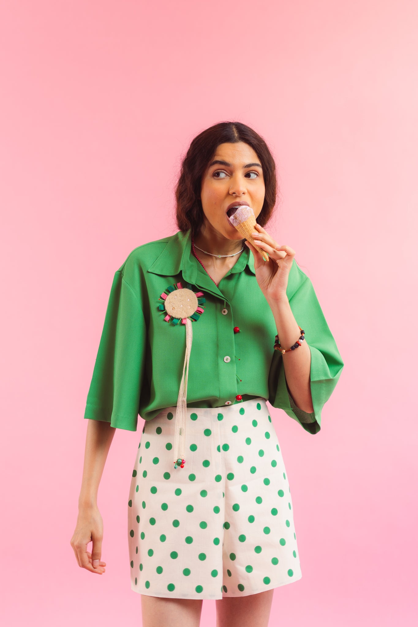 Dear Brooch Shirt