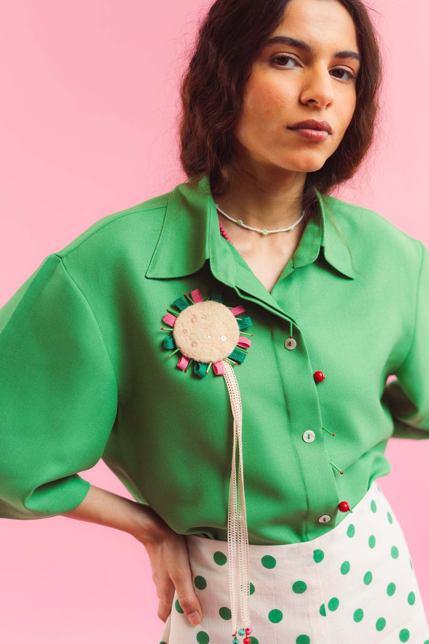 Dear Brooch Shirt
